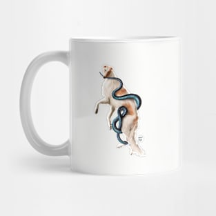 Borzoi & Snake Mug